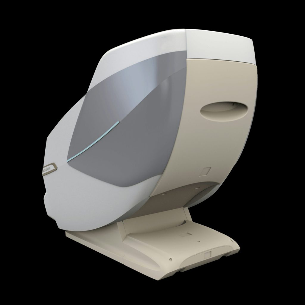 a close up of a computer monitor on a black background